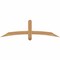 Ekena Millwork Bellingham Timber Gable Bracket, Western Red Cedar, 60"W x 17"H x 3 1/2"D x 3 1/2"F, 7/12 Pitch GBW060X17X0404BEL00SWR - alternate 1